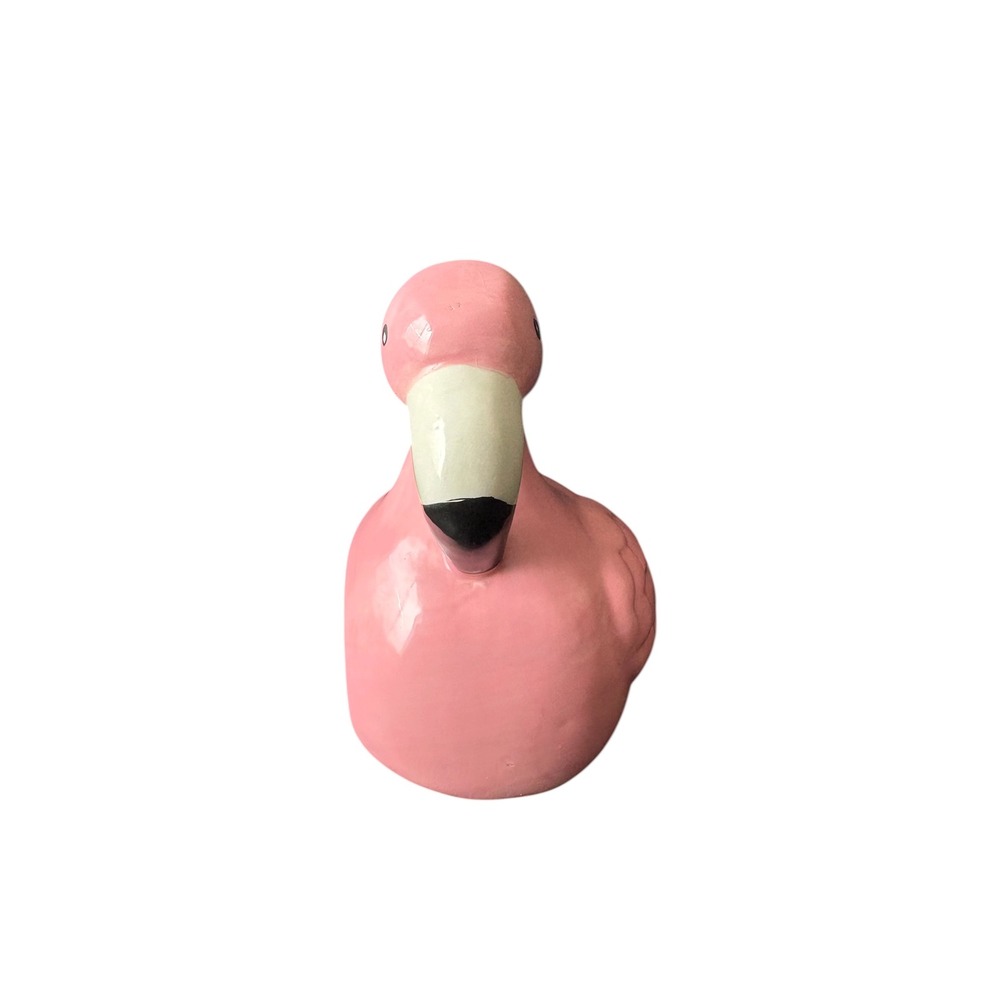 Pink‎ Flamingo Ceramic Sponge Holder Kitchen Sink Caddy Planter Dish Decor As is - Picture 2 of 8